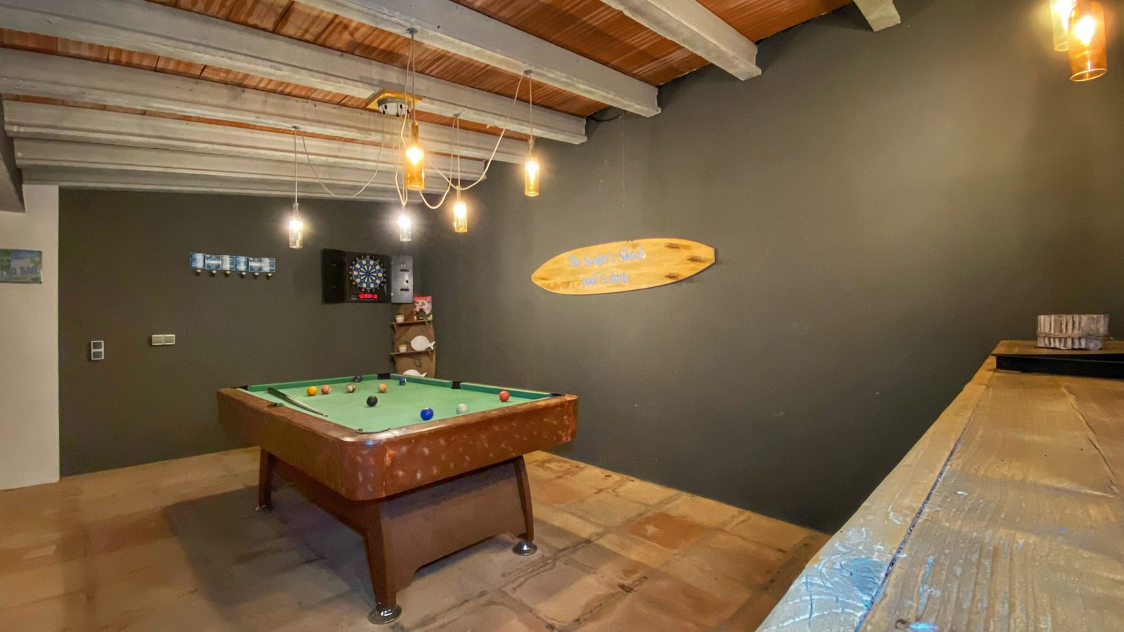 Billiards in the evening