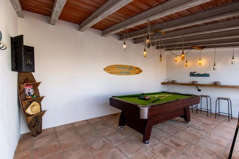 Billardtisch in der Außenlounge