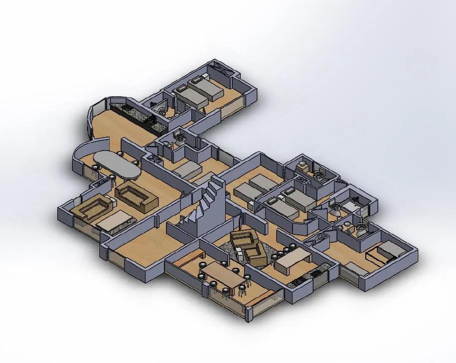 3D: rez-de-chaussée