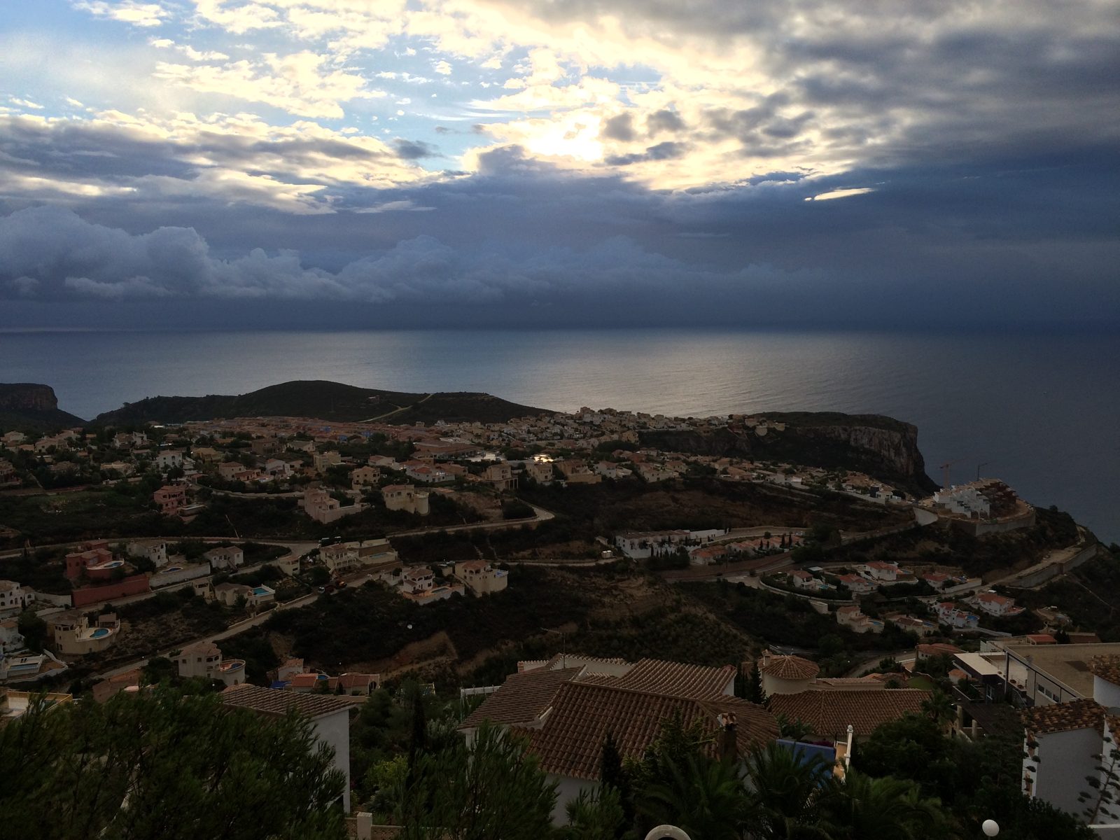Looking down on Moraira and the Cap d'Or from the Cumbre del Sol