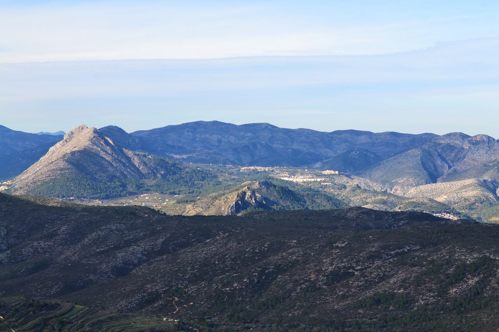 The Vall de Laguar, the valley of the Coll de la Garga climb